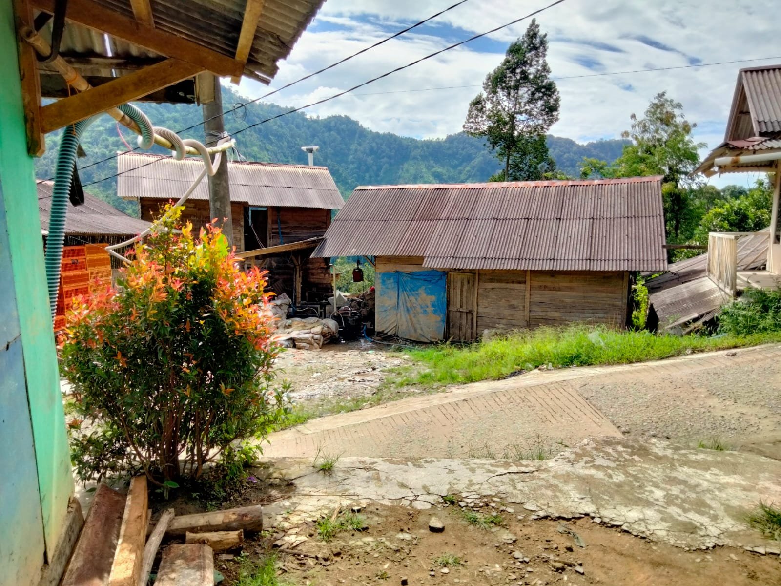 lokasi pemurnian emas milik ikandi