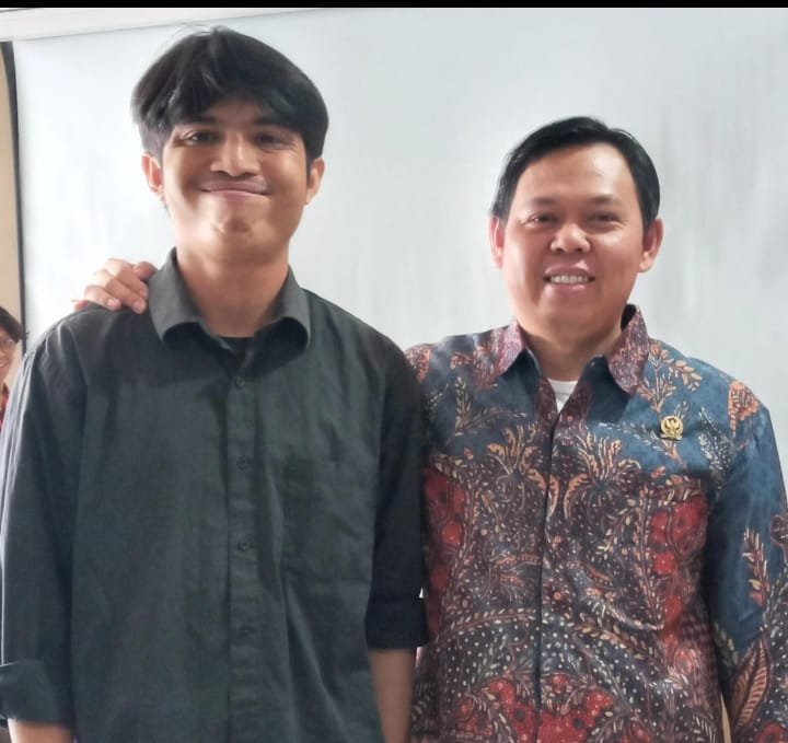 Hilmi saat bersama ketua DPD RI