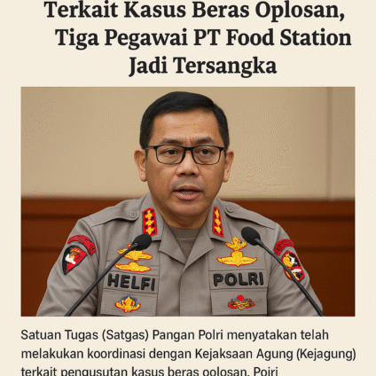 Polri Koordinasi dengan Kejagung Terkait Kasus Beras Oplosan