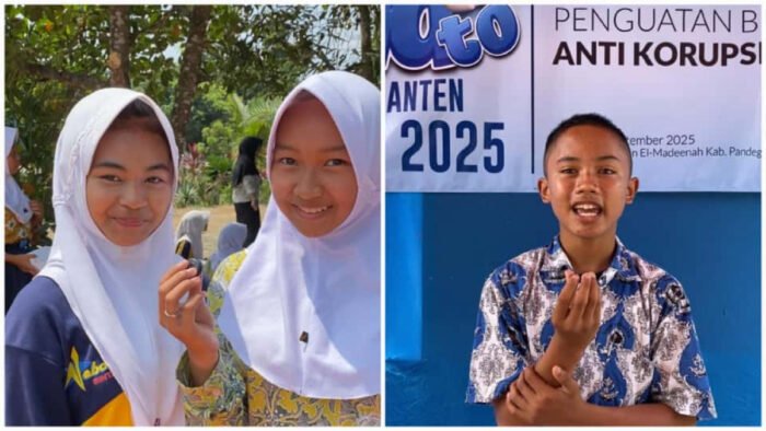 "600 pelajar dan guru di Pandeglang ikuti pendidikan antikorupsi dari Forpak Banten di Ponpes Noor El-Madaenah"