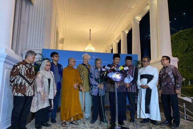 Tokoh Gerakan Nurani Bangsa (GNB) Bertemu Presiden Prabowo, Desak Pembebasan Mahasiswa dan Pelajar yang Masih Ditahan Usai Demo