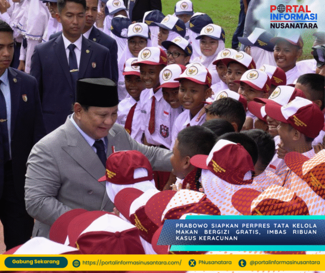 Presiden Prabowo Subianto siapkan Perpres Tata Kelola Program Makan Bergizi Gratis.