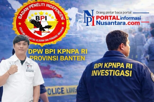 Ketua DPW BPI KPNPA RI Banten bersama tim investigasi menyoroti dugaan penyimpangan proyek pengadaan panel interaktif Rp43 miliar di Dinas Pendidikan Kota Tangerang.