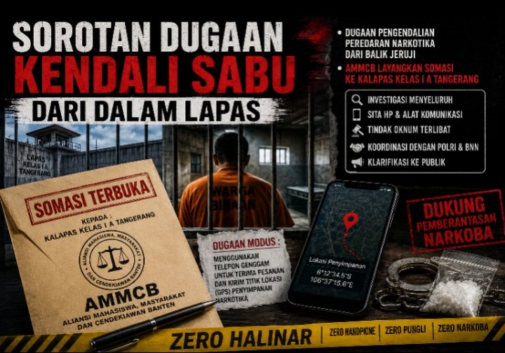 AMMCB Desak Kalapas Kelas I A Tangerang Bertindak, Dugaan Pengendalian Sabu dari Dalam Lapas Jadi Sorotan 1 Screenshot 2026 07 29 23 01 51 61 96b26121e545231a3c569311a54cda96