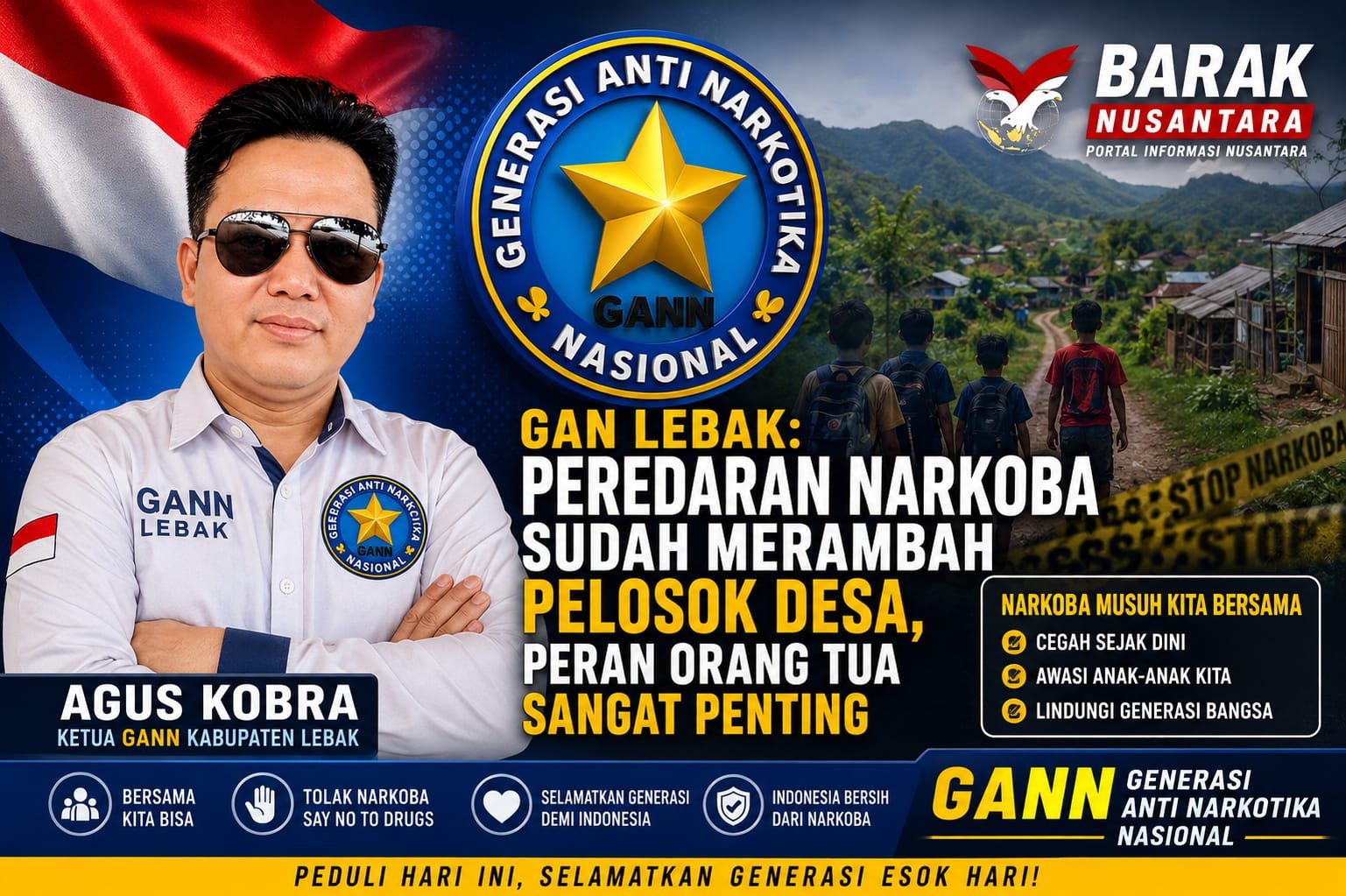 GANN Lebak: Peredaran Narkoba Sudah Merambah Pelosok Desa, Peran Orang Tua Sangat Penting 1 IMG 20260816 WA0085