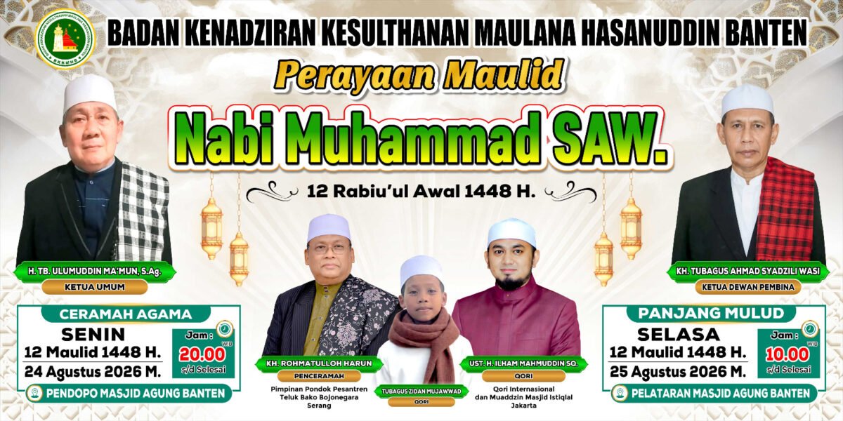 Perayaan Maulid Nabi Muhammad SAW 12 Rabiul Awal 1448 H