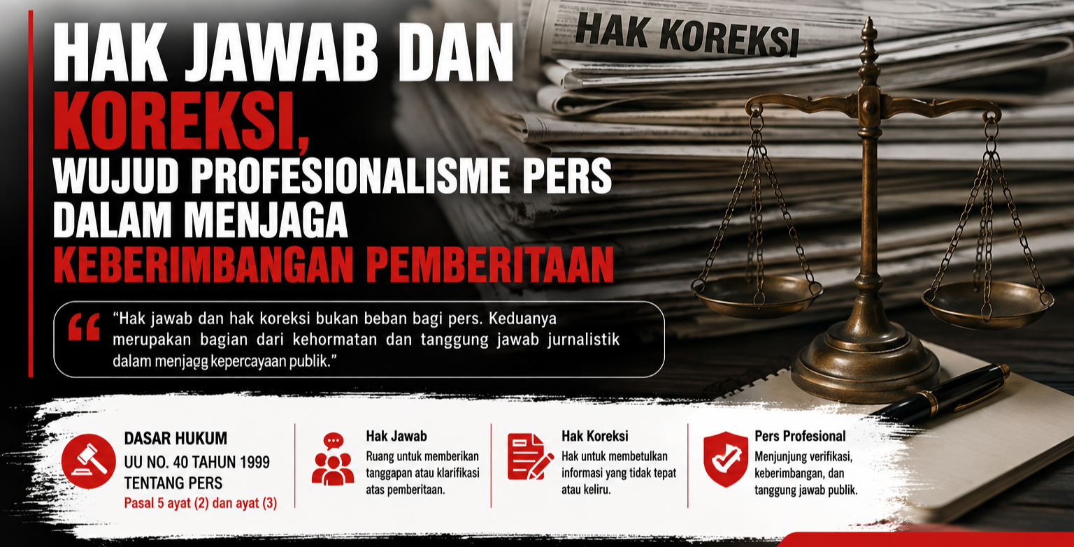 Hak Jawab dan Koreksi, Wujud Profesionalisme Pers dalam Menjaga Keberimbangan Pemberitaan 1 IMG 20260828 165050