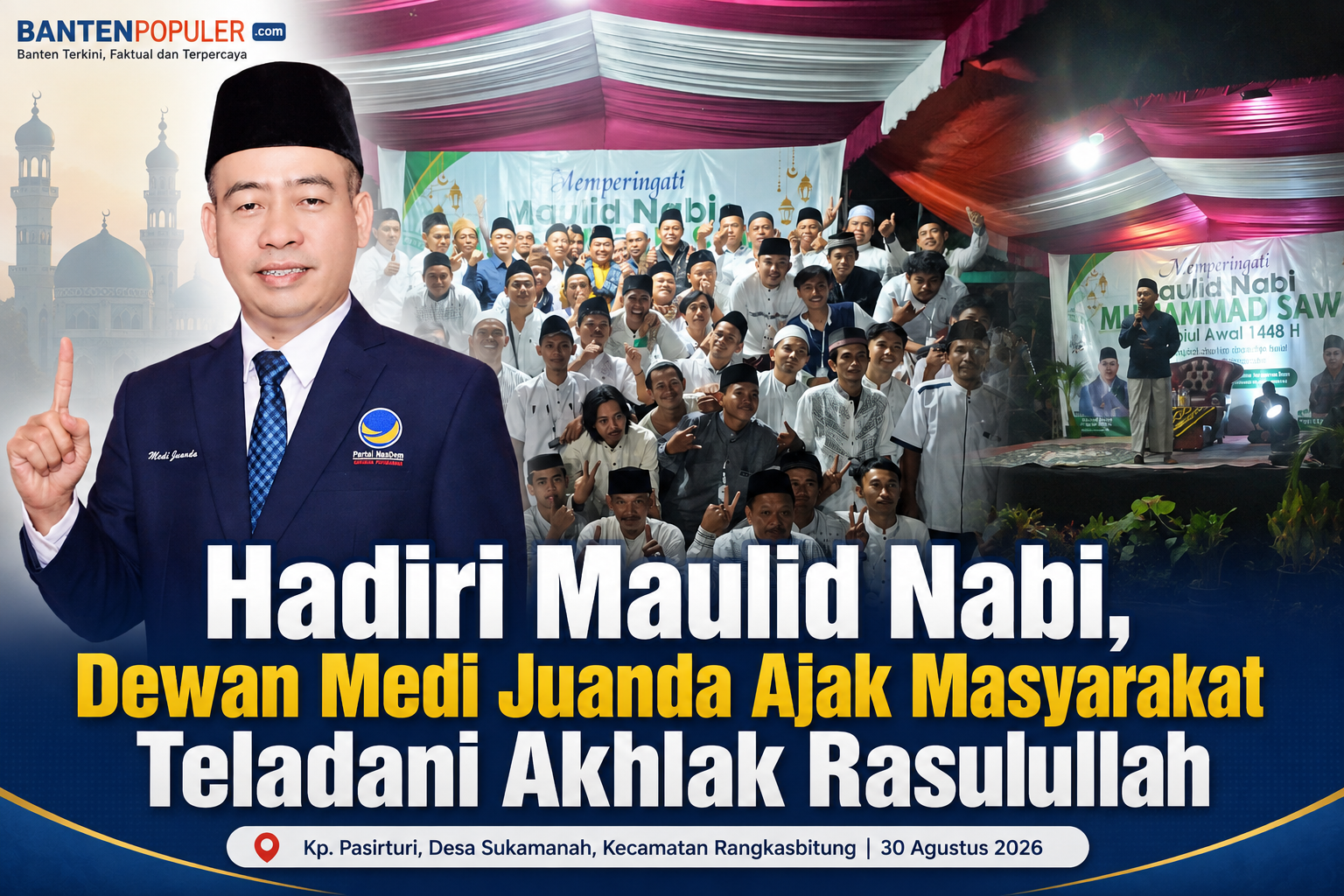 Hadiri Maulid Nabi, Dewan Medi Juanda Ajak Masyarakat Teladani Akhlak Rasulullah 1 file 00000000cf5082079ee317739303d7de